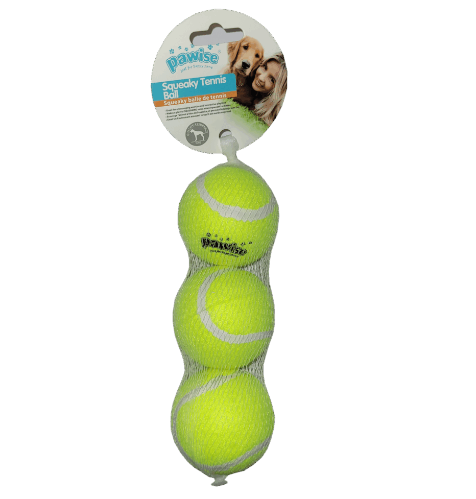 Squeeky Tennis Ball - 3 Pack