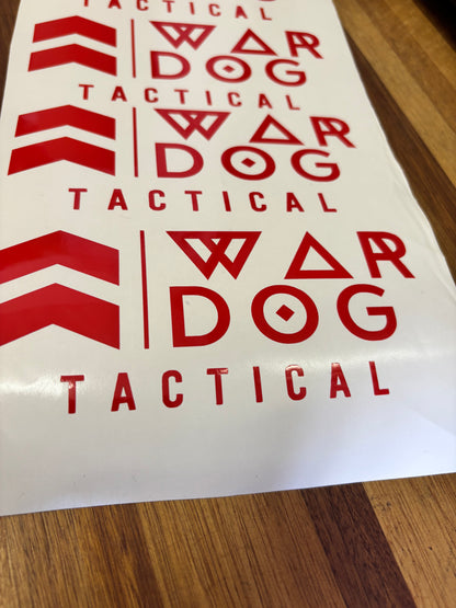 War Dog Sticker