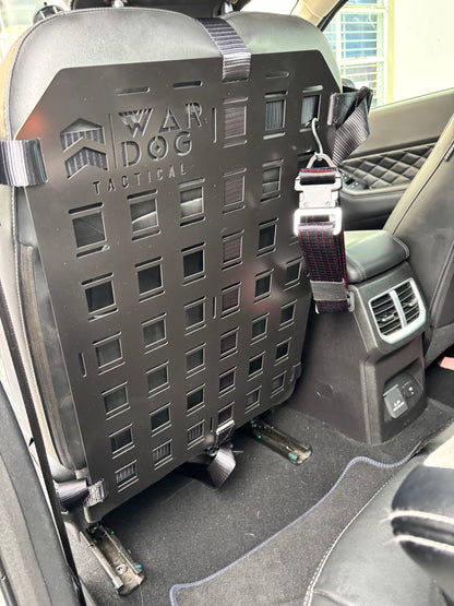 War Dog Car Seat Molle Panel