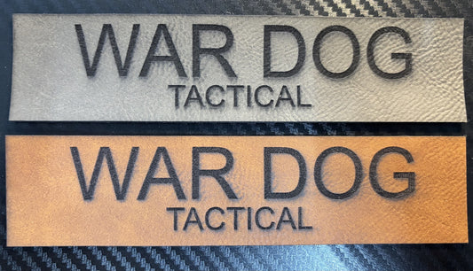 Laser-Engraved Leatherette Patch