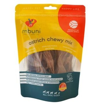 Mbuni Ostrich Chewy Mix 100g – Pet Bound Co.