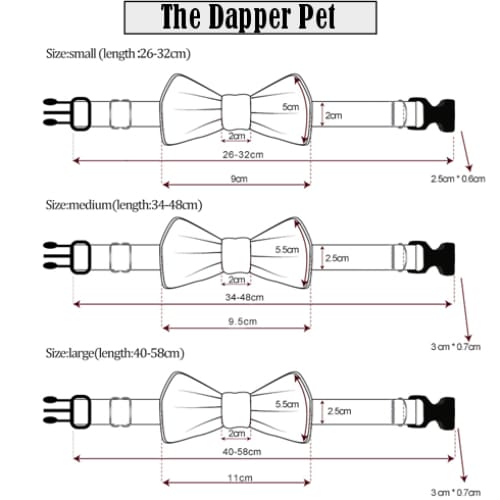 The Dapper Pet Floral Bow Tie Collar - Pet Bound Co.