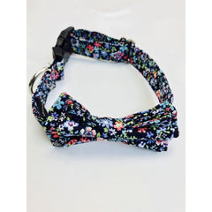 The Dapper Pet Floral Bow Tie Collar - Pet Bound Co.