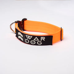 War Dog ECHO RIGID Collar - 38mm - Small / UV Orange - echo 