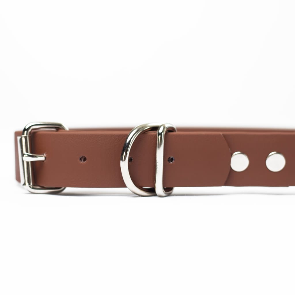 War Dog Waterproof Dog Collars - Small / Brown - Collar